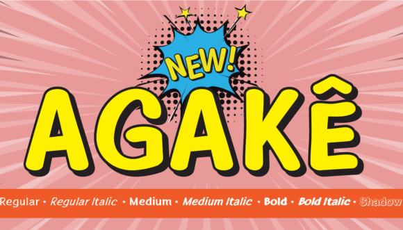 Agake: A Handwritten Display Font with Editorial Warmth
