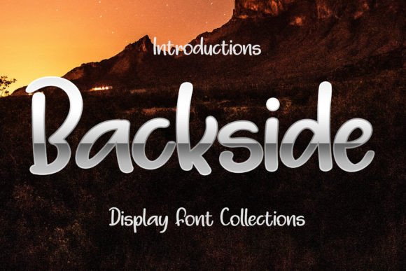 Backside: A Display Font That Anchors Editorial Mood