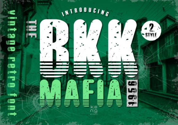 Bkk Mafia: A Retro Display Font That Actually Works