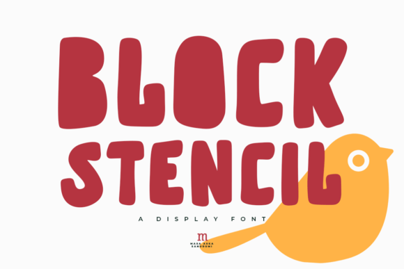 Block Stencil: A Playful Display Font That Cuts Through the Feed