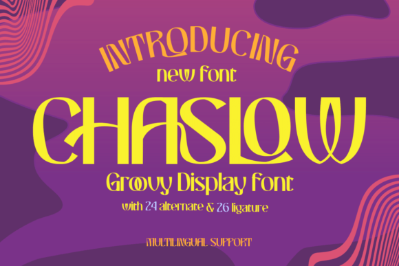 Chaslow: A Bold Display Font for Impactful Web Design