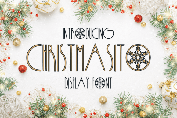 Christmasito: A Playful Display Font for Festive Branding