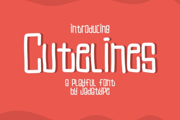 Cutelines: A Clean, Confident Display Font for Small Businesses