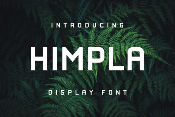 Himpla: A Standout Display Font for Handmade Creators