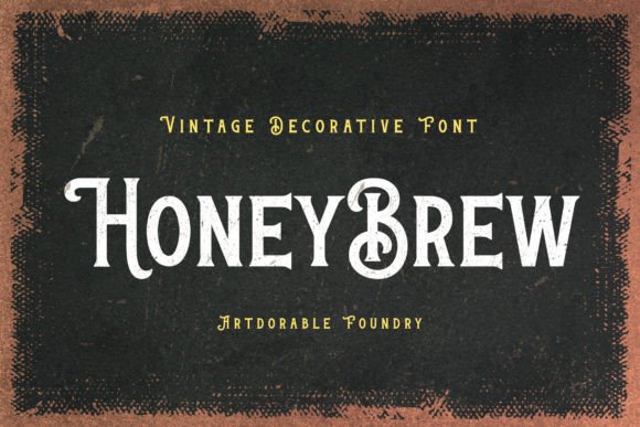 Honey Brew: A Warm, Confident Display Font