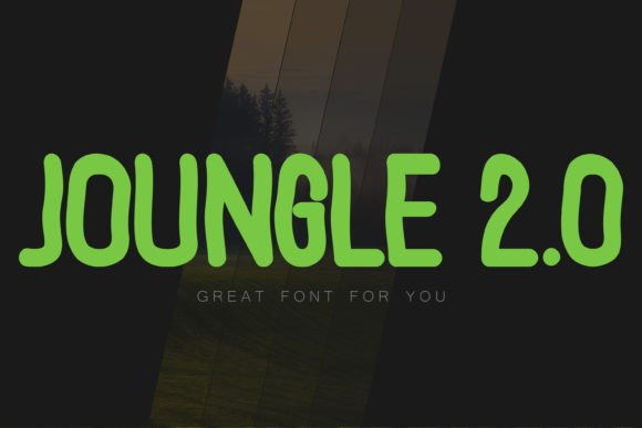 Joungle 2.0: A Playful Handwritten Display Font for Digital Branding