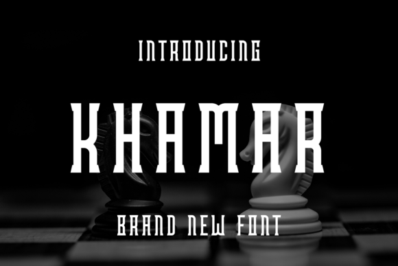 Khamar: A Display Font That Makes Handmade Details Shine