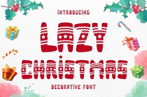 Lazy Christmas Font: A Playful, Authentic Display Typeface