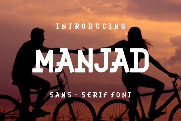 Manjad: A Distinctive Display Font for Digital Branding