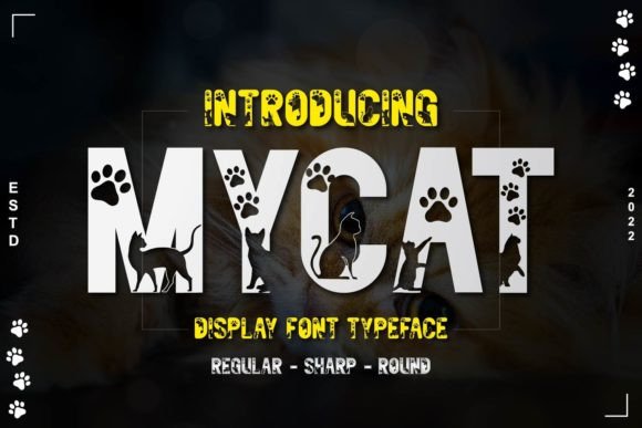 Mycat: A Playful Display Font That Brings Joy to Brand Identity