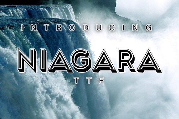 Niagara: A Striking Display Typeface for Digital Branding