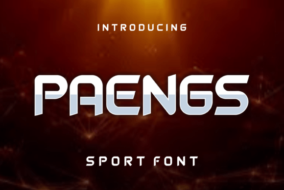Paengs: A Distinctive Display Font for Editorial Impact
