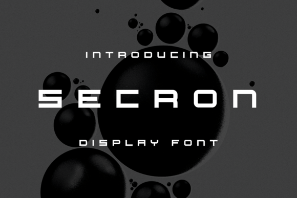 Secron: A Playful Display Font That Actually Works
