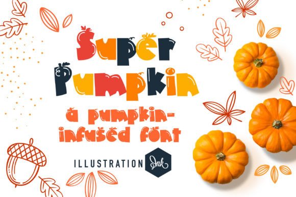Super Pumpkin: A Cozy, Crafty Display Font for Autumn Makers