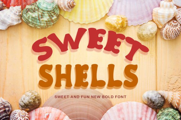 Sweet Shells: A Playful Display Font That Elevates Small Business Branding
