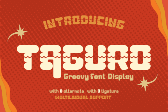 Taguro: A Bold Geometric Display Font for Digital Design