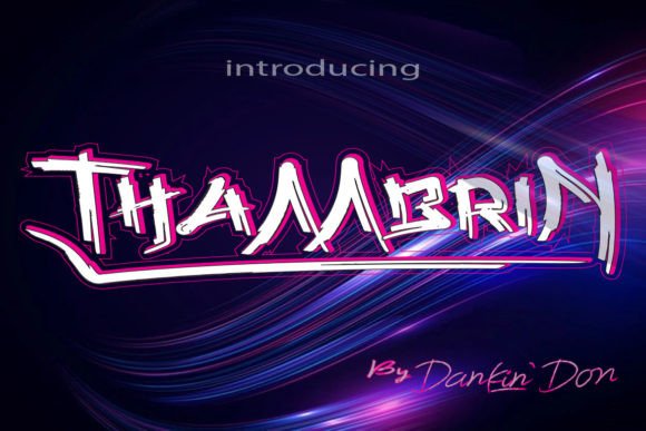 Thambrin: A Display Font That Breathes Quiet Confidence