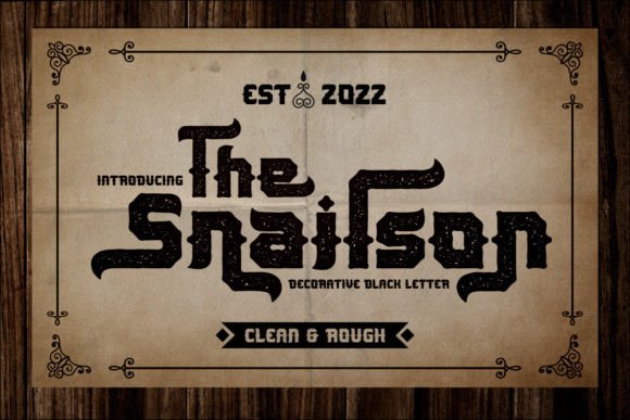 The Snailson: A Display Font That Adds Charm Without Compromise